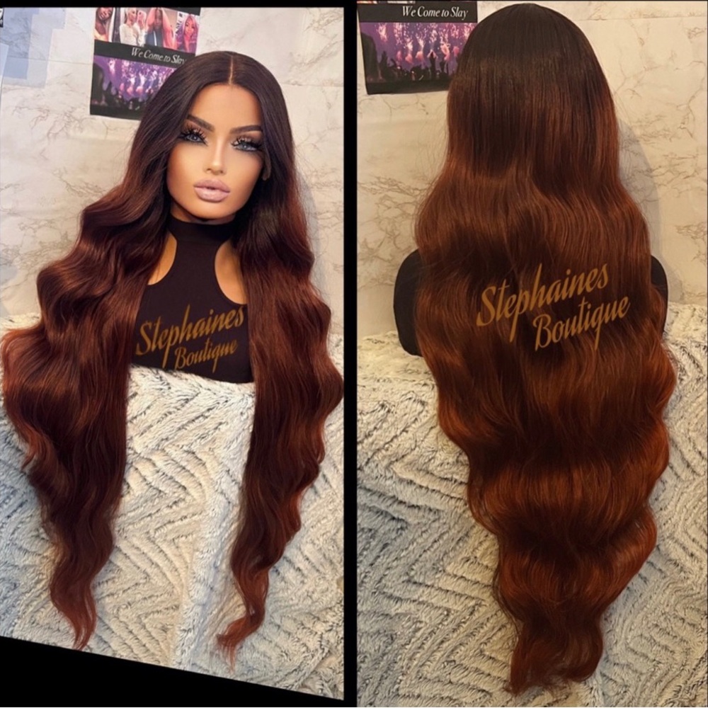 Human Hair Blended lace front wig